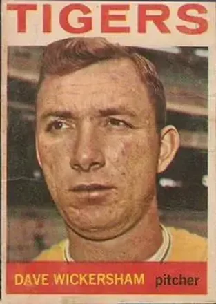 1964 Topps Venezuelan #181 - Dave Wickersham - Detroit Tigers 1964 Topps Venezuelan #181 - Dave Wickersham - Detroit Tigers