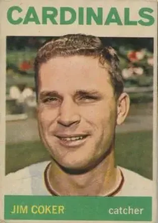 1964 Topps Venezuelan #211 - Jim Coker - St. Louis Cardinals