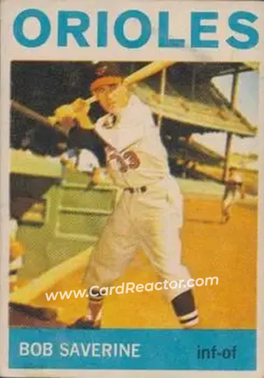 1964 Topps Venezuelan #221 - Bob Saverine - Baltimore Orioles - Front