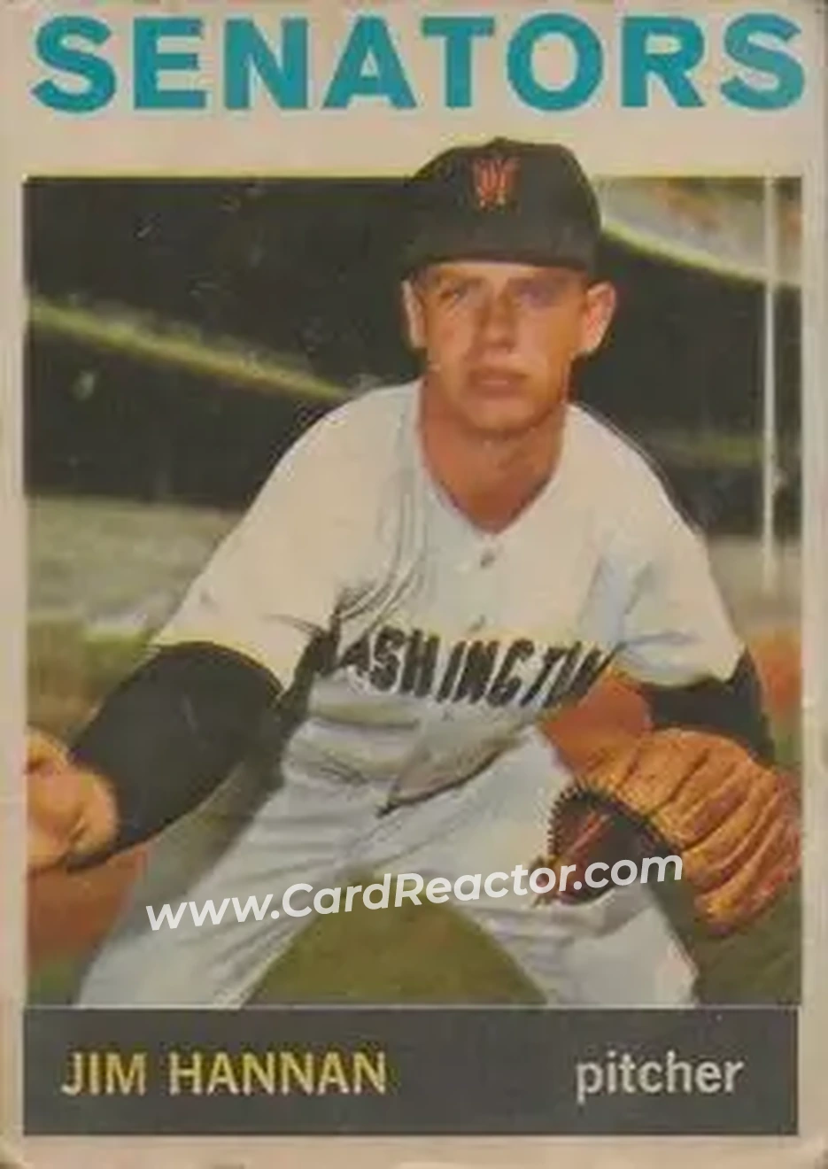 1964 Topps Venezuelan #261 - Jim Hannan - Washington Senators - Front