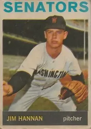 1964 Topps Venezuelan #261 - Jim Hannan - Washington Senators 1964 Topps Venezuelan #261 - Jim Hannan - Washington Senators