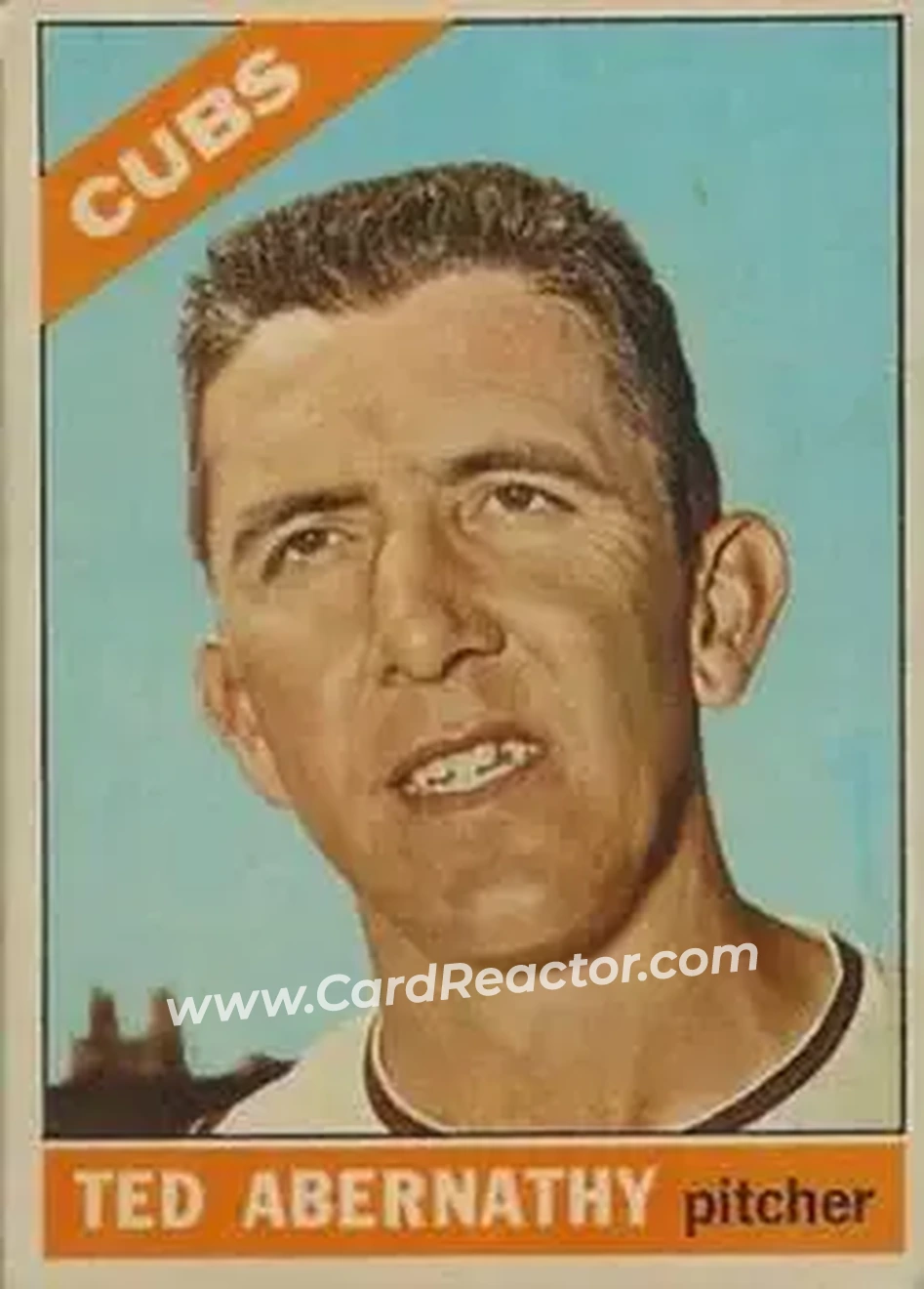 1966 Topps Venezuelan #2 - Ted Abernathy - Chicago Cubs - Front