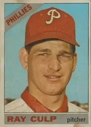 1966 Topps Venezuelan #4 - Ray Culp - Philadelphia Phillies