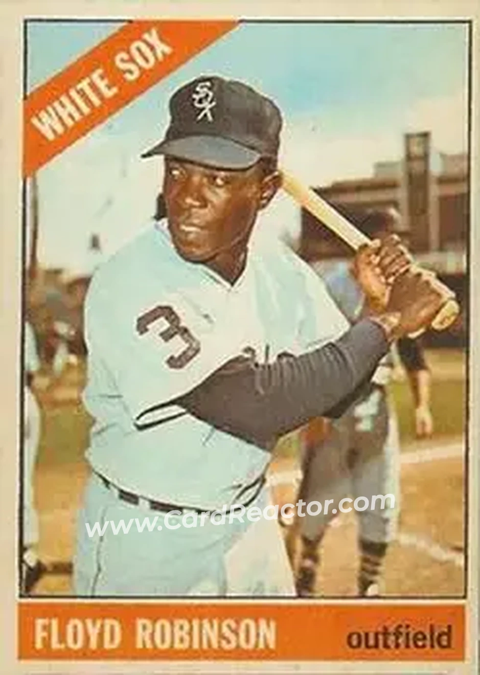 1966 Topps Venezuelan #8 - Floyd Robinson - Chicago White Sox - Front