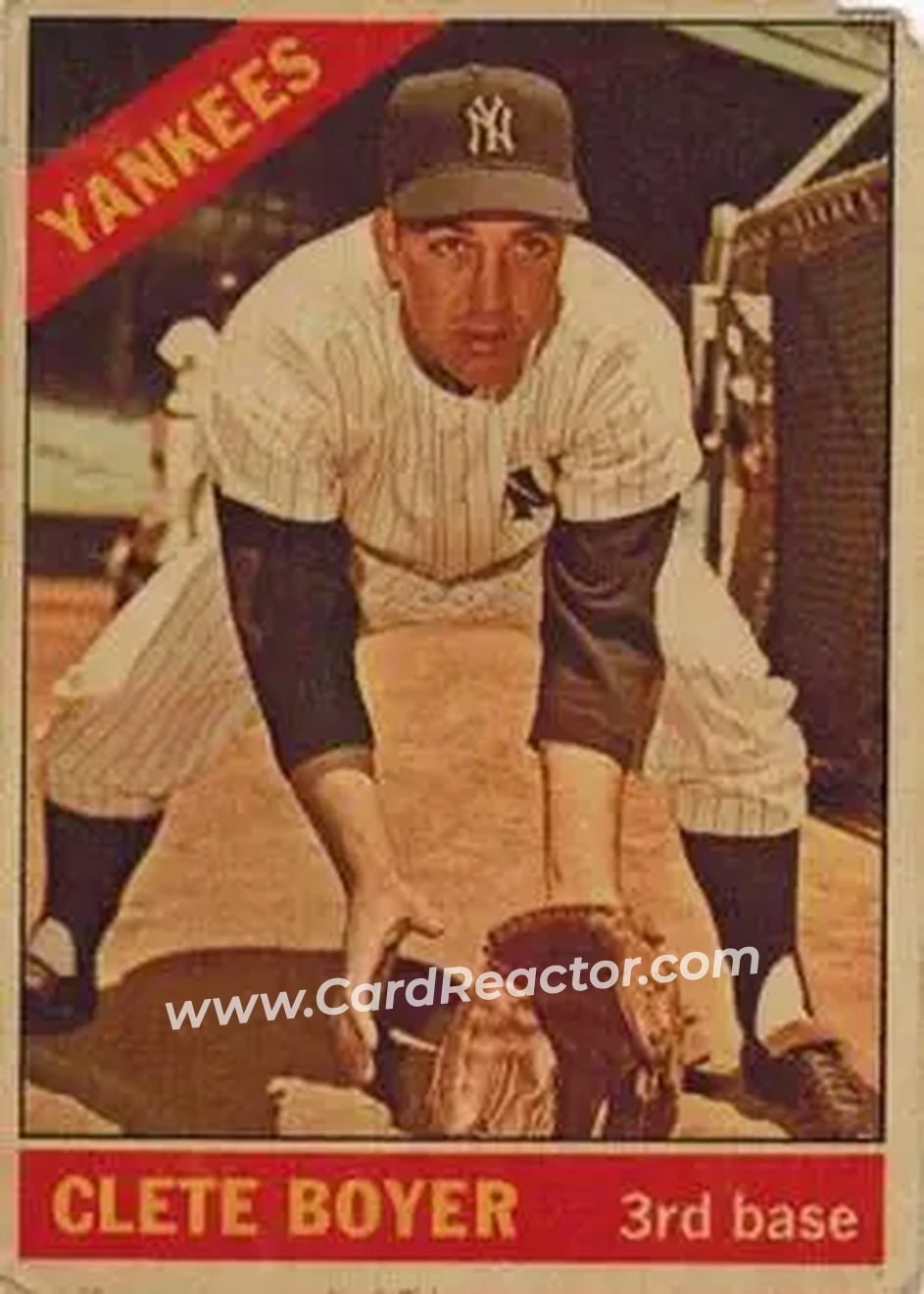 1966 Topps Venezuelan #9 - Cletis Boyer - New York Yankees - Front