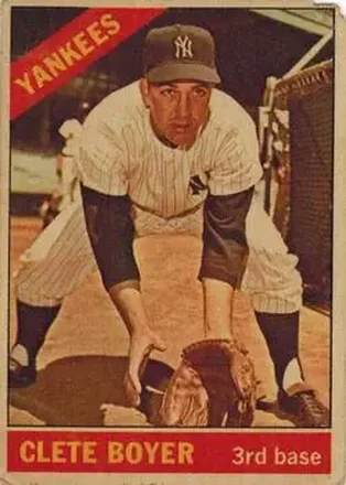 1966 Topps Venezuelan #9 - Cletis Boyer - New York Yankees