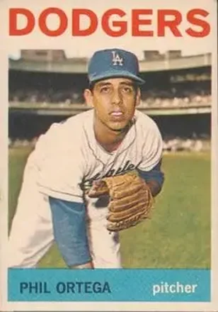 1964 Topps Venezuelan #291 - Phil Ortega - Los Angeles Dodgers