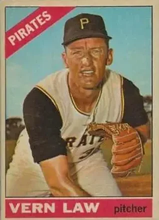 1966 Topps Venezuelan #15 - Vern Law - Pittsburgh Pirates