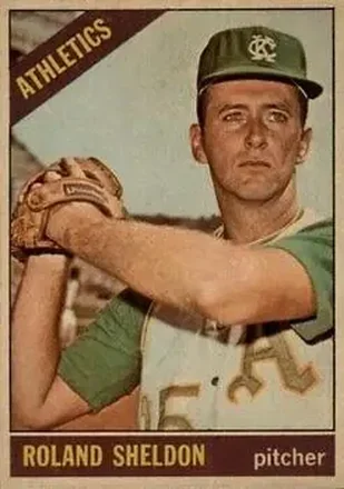 1966 Topps Venezuelan #18 - Roland Sheldon - Kansas City Athletics