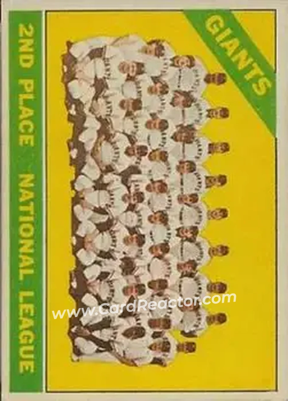 1966 Topps Venezuelan #19 - San Francisco Giants TC - San Francisco Giants - San Francisco Giants - Front 1966 Topps Venezuelan #19 - San Francisco Giants TC - San Francisco Giants - San Francisco Giants - Front