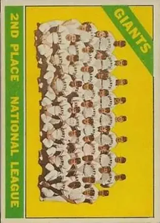 1966 Topps Venezuelan #19 - San Francisco Giants TC - San Francisco Giants - San Francisco Giants