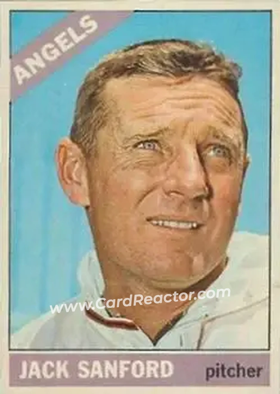 1966 Topps Venezuelan #23 - Jack Sanford - California Angels - Front 1966 Topps Venezuelan #23 - Jack Sanford - California Angels - Front