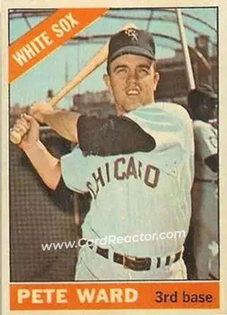 1966 Topps Venezuelan #25 - Pete Ward - Chicago White Sox - Front