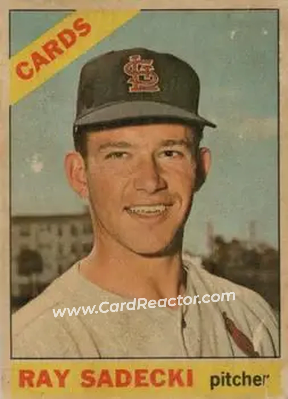 1966 Topps Venezuelan #26 - Ray Sadecki - St. Louis Cardinals - Front 1966 Topps Venezuelan #26 - Ray Sadecki - St. Louis Cardinals - Front