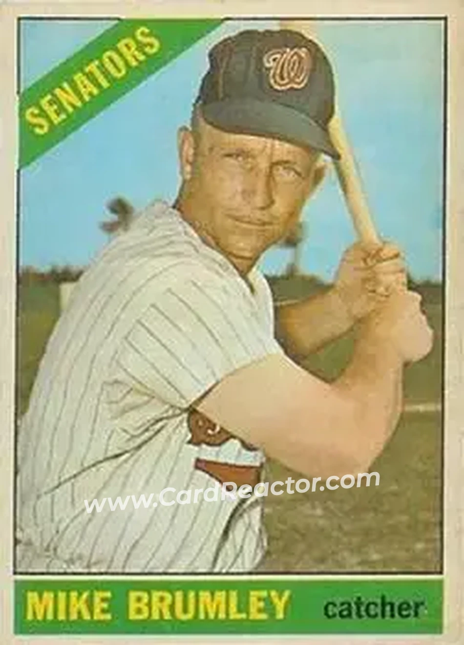 1966 Topps Venezuelan #29 - Mike Brumley - Washington Senators - Front