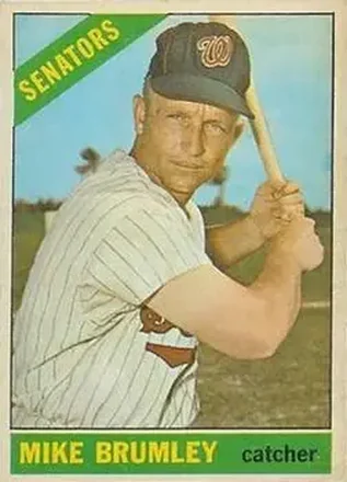 1966 Topps Venezuelan #29 - Mike Brumley - Washington Senators
