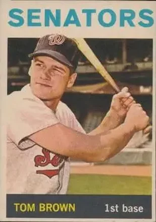 1964 Topps Venezuelan #311 - Tom Brown - Washington Senators