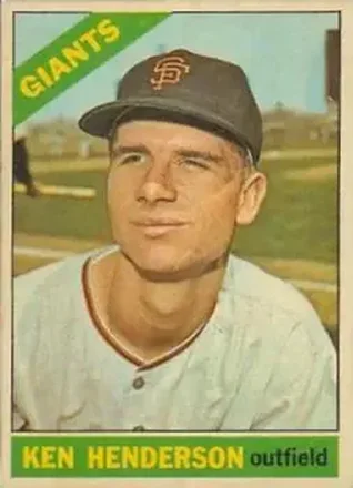 1966 Topps Venezuelan #39 - Ken Henderson - San Francisco Giants