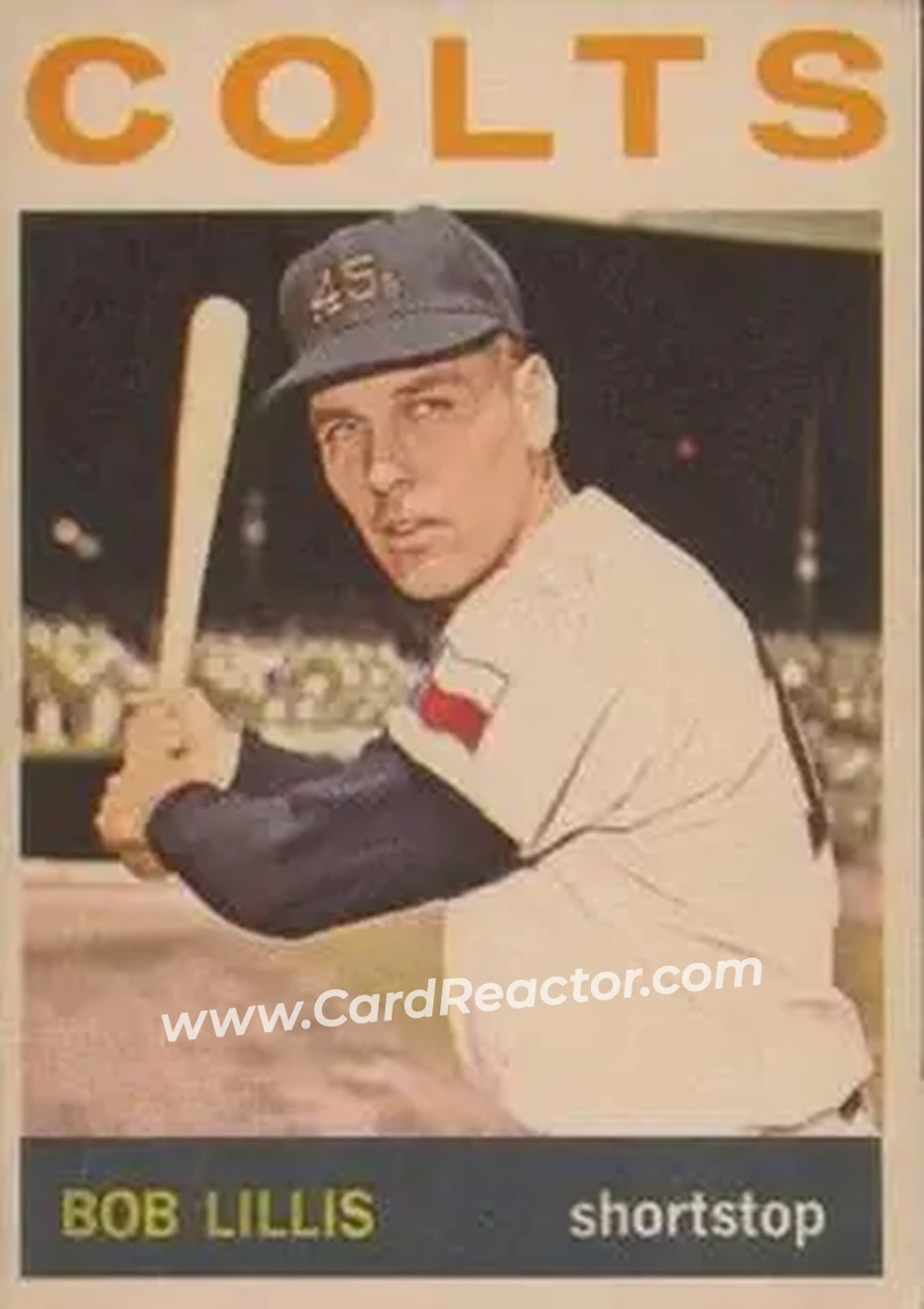 1964 Topps Venezuelan #321 - Bob Lillis - Houston Colt .45s - Front