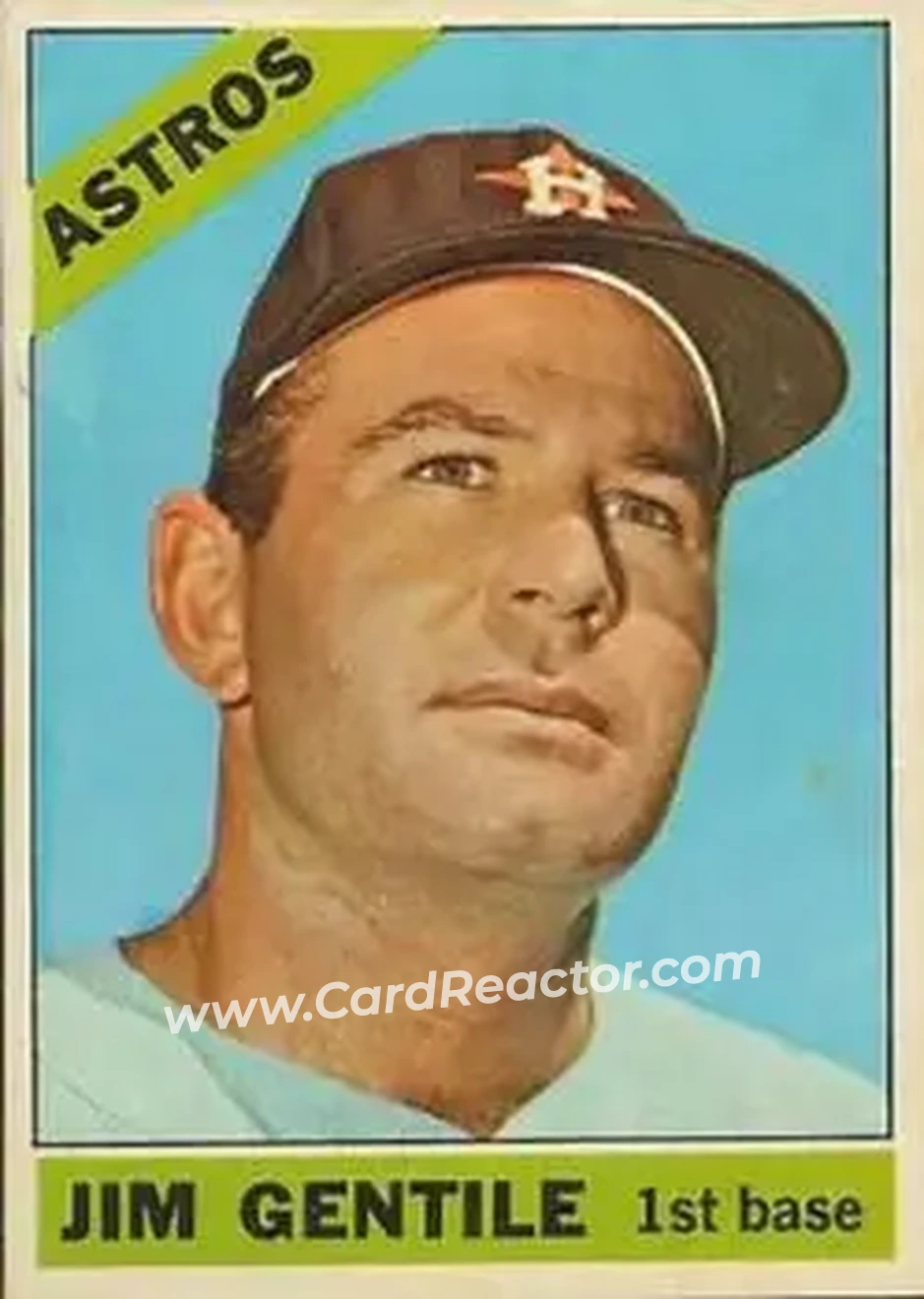 1966 Topps Venezuelan #45 - Jim Gentile - Houston Astros - Front 1966 Topps Venezuelan #45 - Jim Gentile - Houston Astros - Front