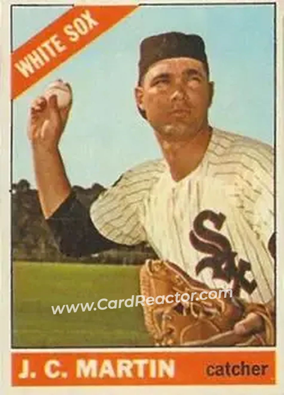 1966 Topps Venezuelan #47 - J.C. Martin - Chicago White Sox - Front