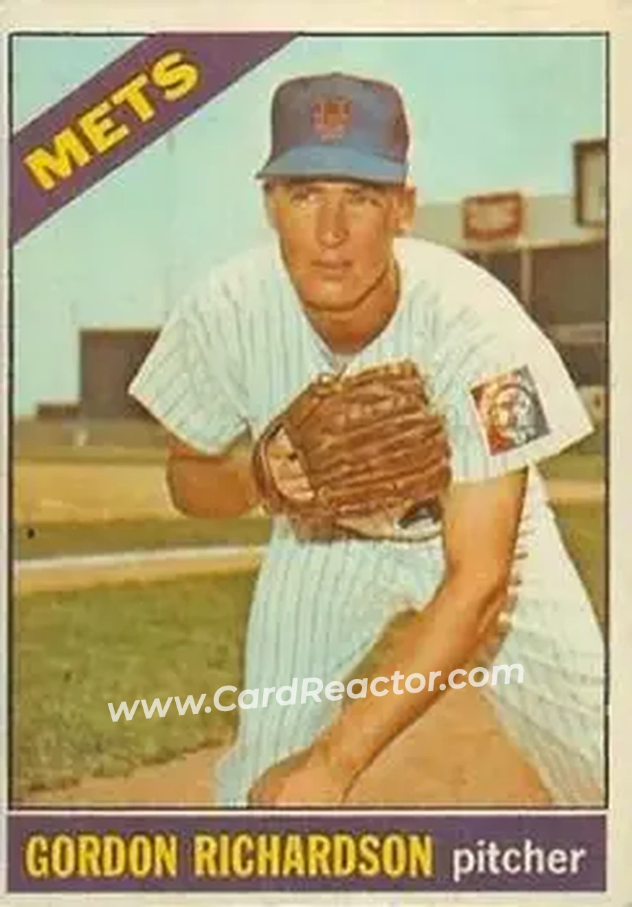 1966 Topps Venezuelan #51 - Gordon Richardson - New York Mets - Front