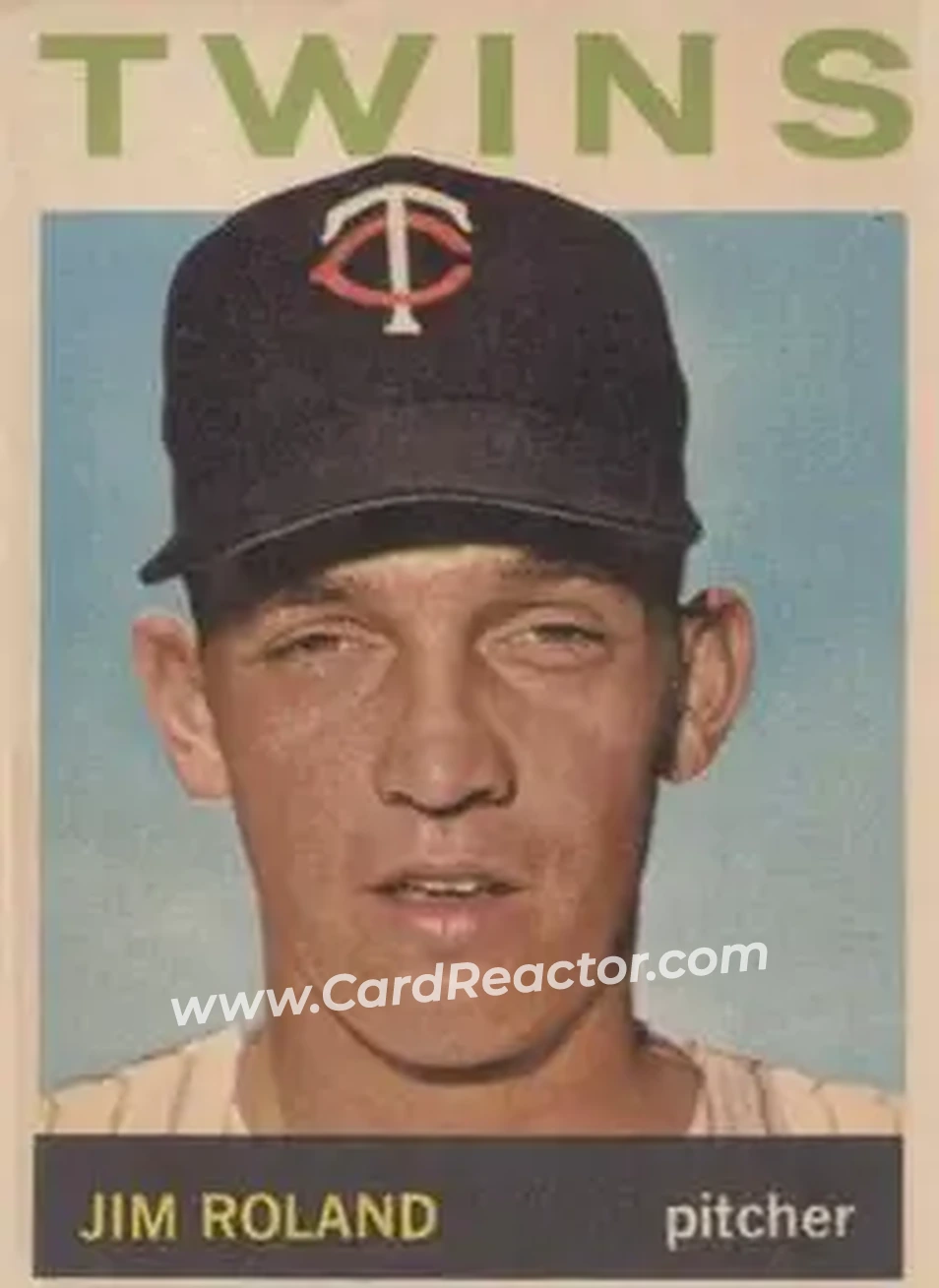 1964 Topps Venezuelan #341 - Jim Roland - Minnesota Twins - Front
