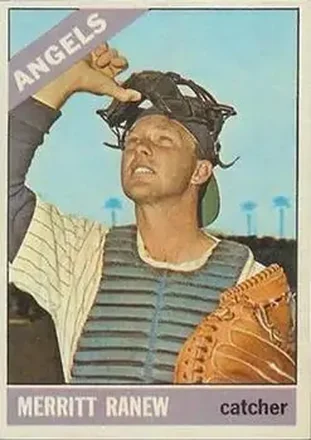 1966 Topps Venezuelan #62 - Merritt Ranew - California Angels