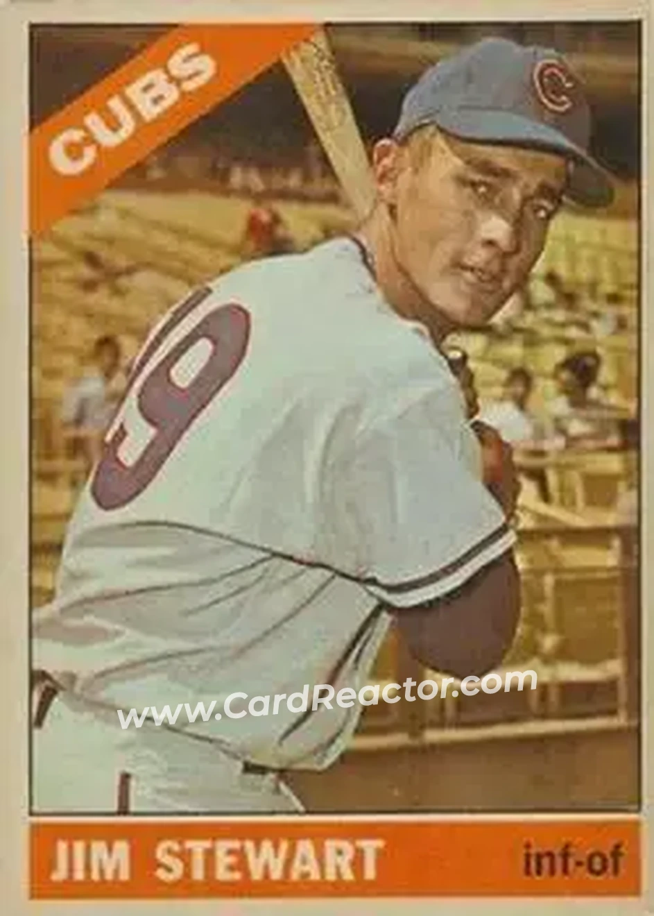 1966 Topps Venezuelan #63 - Jim Stewart - Chicago Cubs - Front