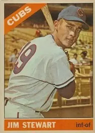 1966 Topps Venezuelan #63 - Jim Stewart - Chicago Cubs