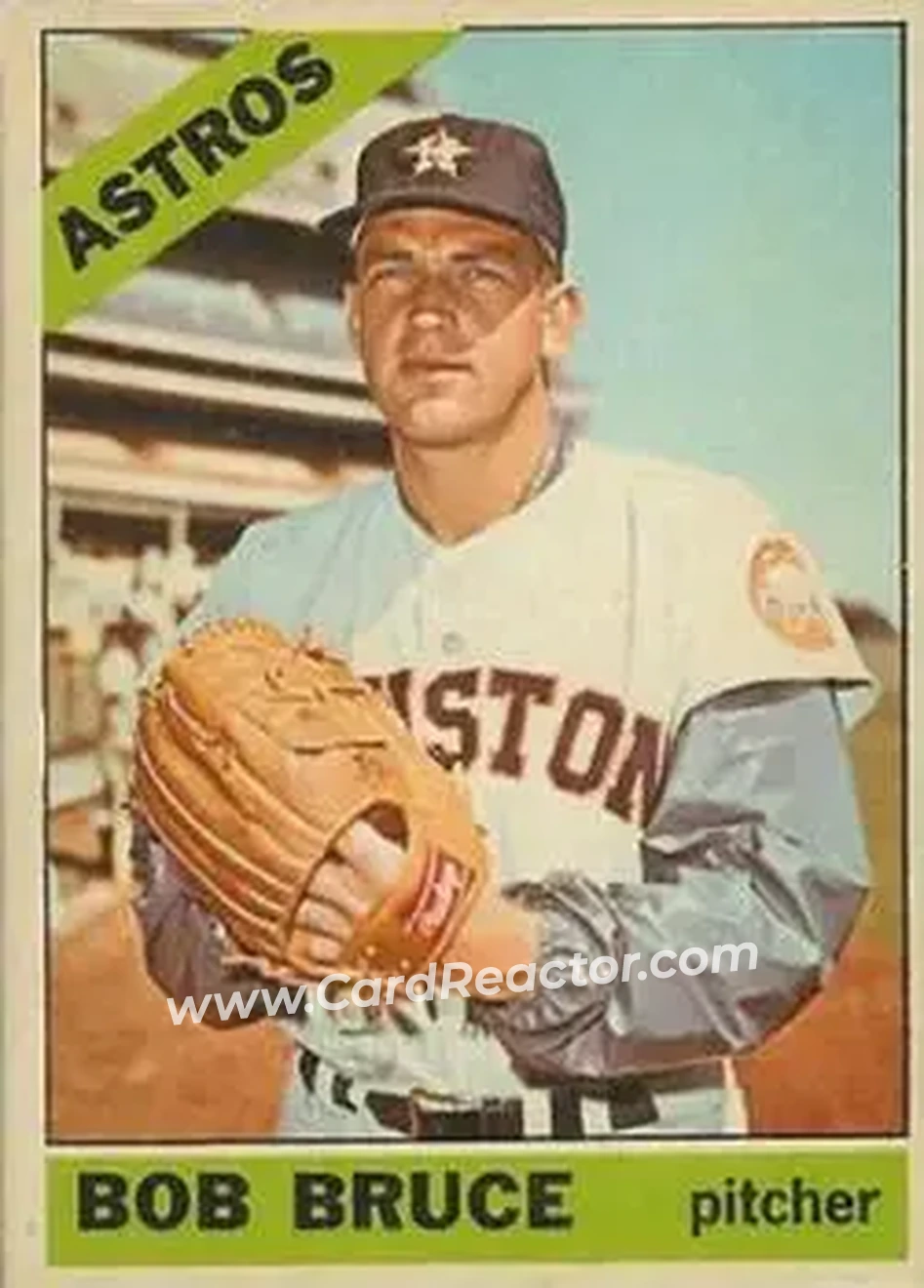 1966 Topps Venezuelan #64 - Bob Bruce - Houston Astros - Front