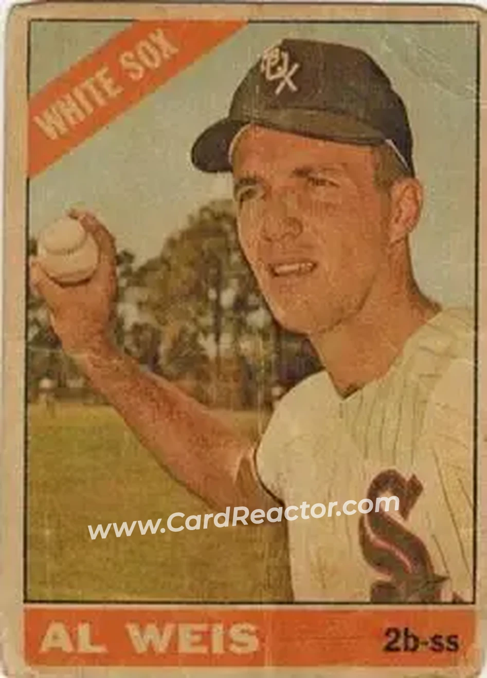 1966 Topps Venezuelan #66 - Al Weis - Chicago White Sox - Front 1966 Topps Venezuelan #66 - Al Weis - Chicago White Sox - Front