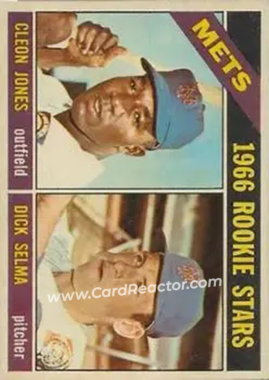 1966 Topps Venezuelan #67 - Mets 1966 Rookie Stars (Cleon Jones - Dick Selma) RS, RC - New York Mets - New York Mets - Front