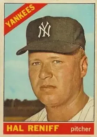 1966 Topps Venezuelan #68 - Hal Reniff - New York Yankees