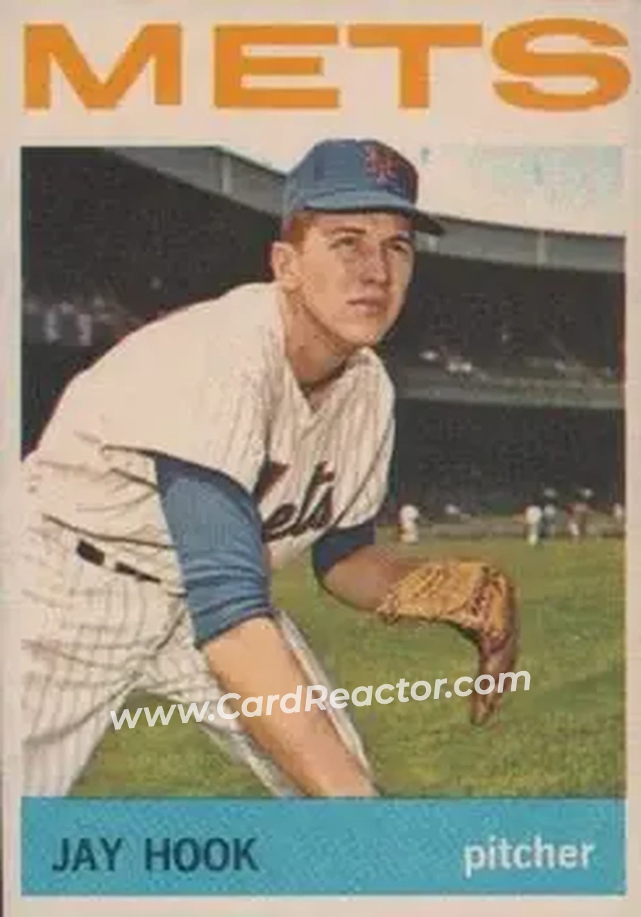 1964 Topps Venezuelan #361 - Jay Hook - New York Mets - Front 1964 Topps Venezuelan #361 - Jay Hook - New York Mets - Front