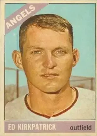 1966 Topps Venezuelan #102 - Ed Kirkpatrick - California Angels