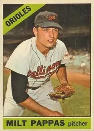 1966 Topps Venezuelan #105 - Milt Pappas - Baltimore Orioles