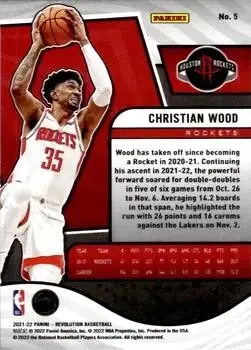 Back of Christian Wood