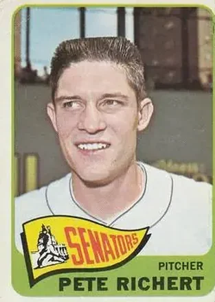 1965 O-Pee-Chee #252 - Pete Richert - Washington Senators