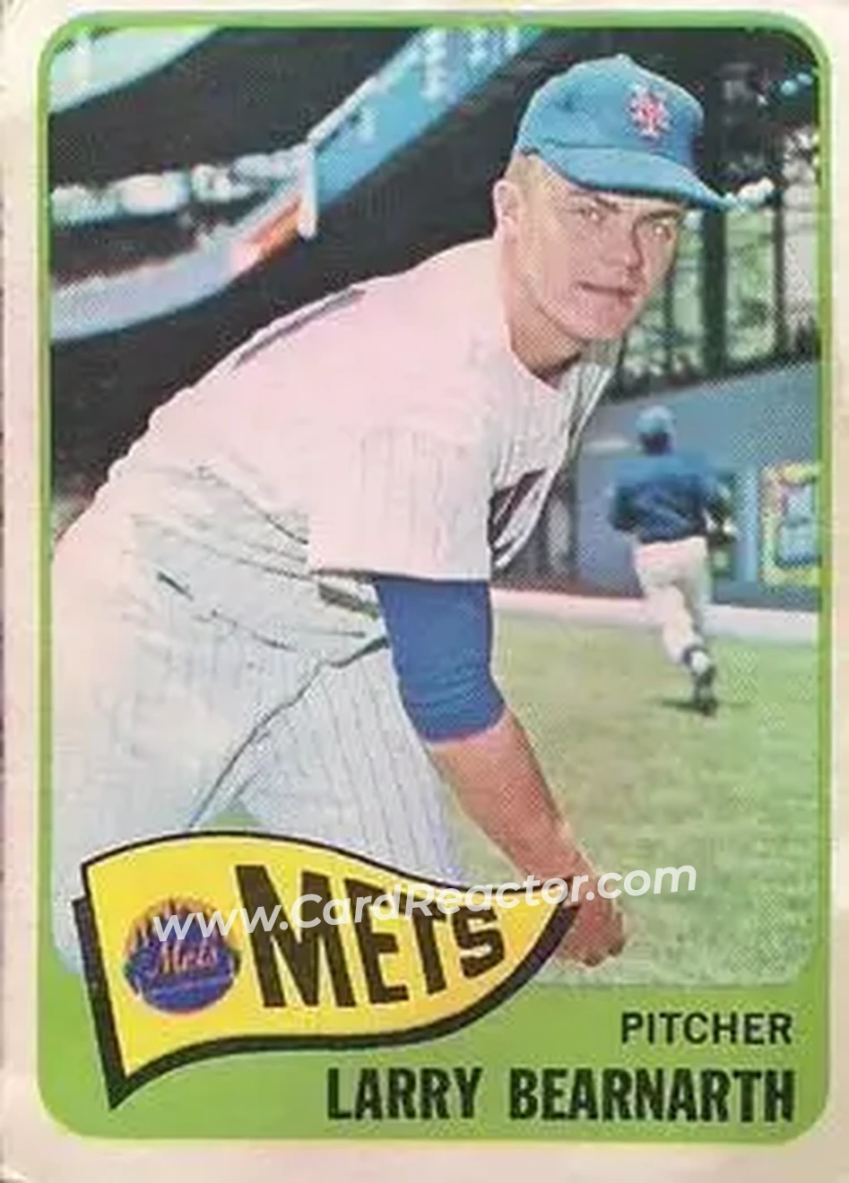 1965 O-Pee-Chee #258 - Larry Bearnarth - New York Mets - Front 1965 O-Pee-Chee #258 - Larry Bearnarth - New York Mets - Front