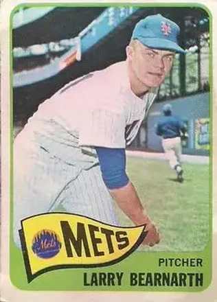 1965 O-Pee-Chee #258 - Larry Bearnarth - New York Mets