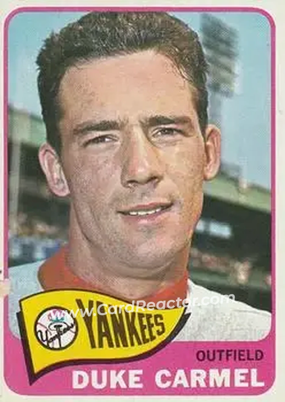 1965 O-Pee-Chee #261 - Duke Carmel - New York Yankees - Front