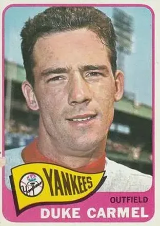 1965 O-Pee-Chee #261 - Duke Carmel - New York Yankees