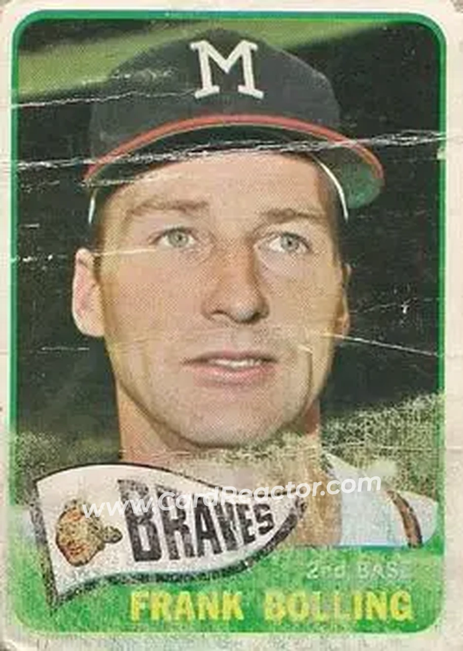 1965 O-Pee-Chee #269 - Frank Bolling - Milwaukee Braves - Front 1965 O-Pee-Chee #269 - Frank Bolling - Milwaukee Braves - Front