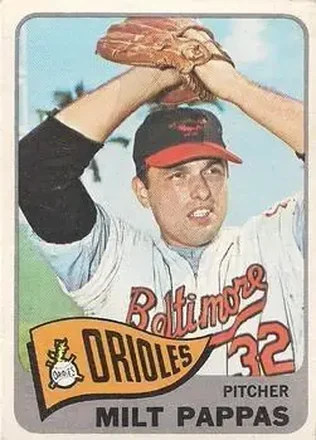 1965 O-Pee-Chee #270 - Milt Pappas - Baltimore Orioles