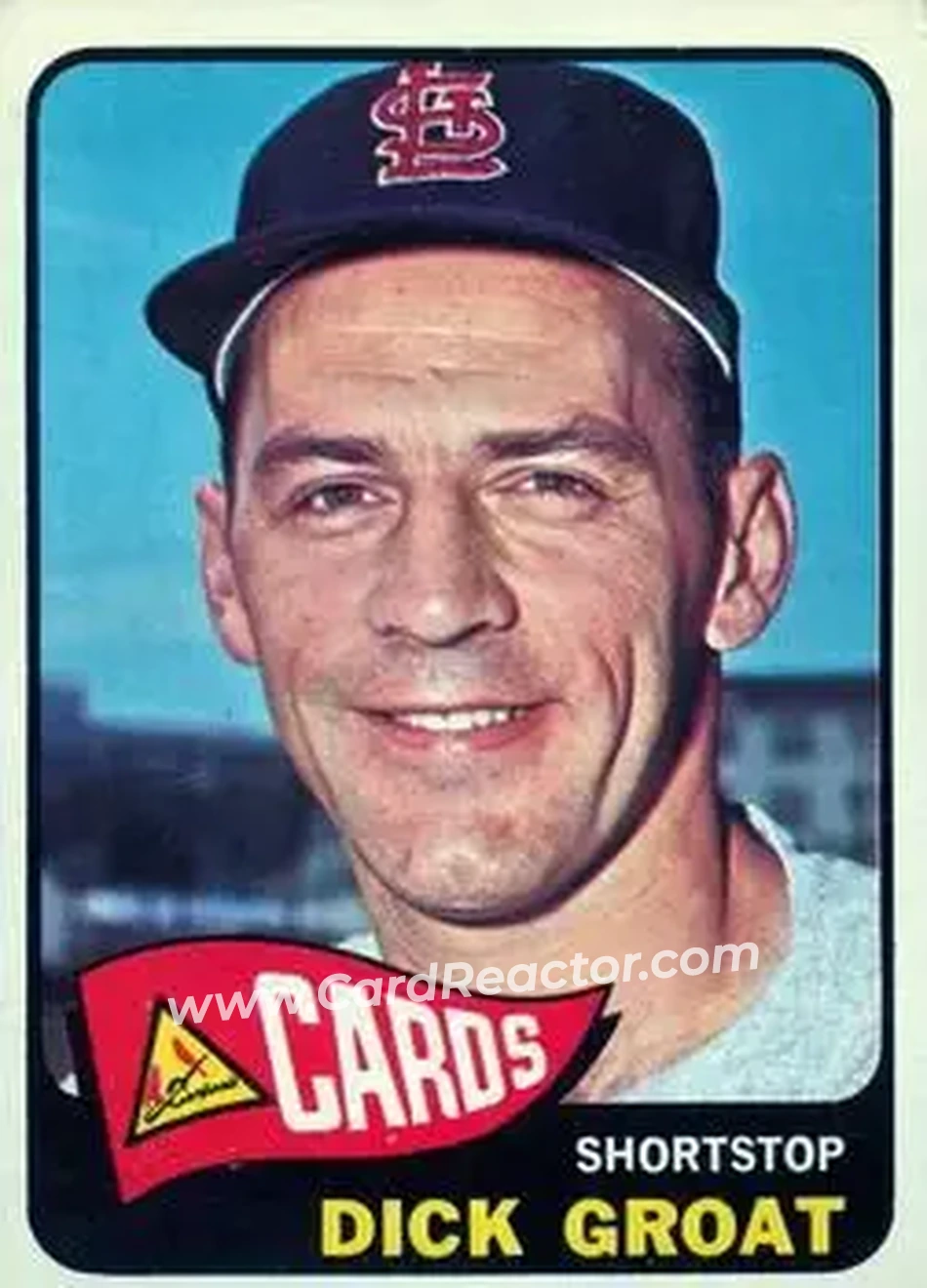 1965 O-Pee-Chee #275 - Dick Groat - St. Louis Cardinals - Front 1965 O-Pee-Chee #275 - Dick Groat - St. Louis Cardinals - Front