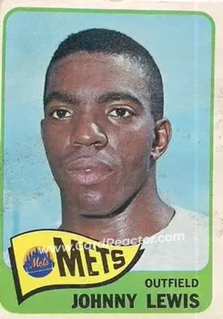 1965 O-Pee-Chee #277 - Johnny Lewis - New York Mets - Front