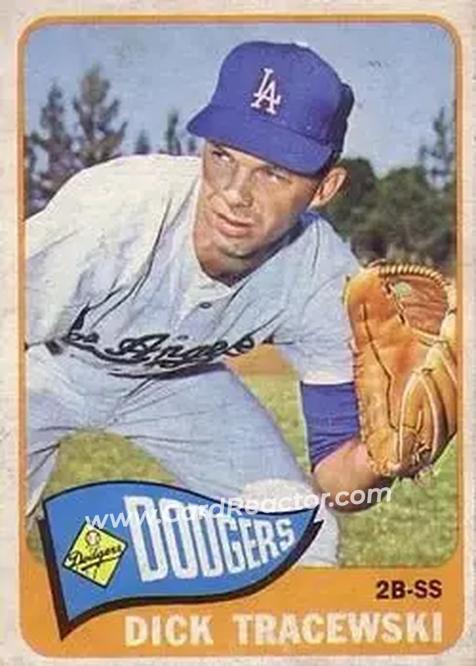 1965 O-Pee-Chee #279 - Dick Tracewski - Los Angeles Dodgers - Front 1965 O-Pee-Chee #279 - Dick Tracewski - Los Angeles Dodgers - Front