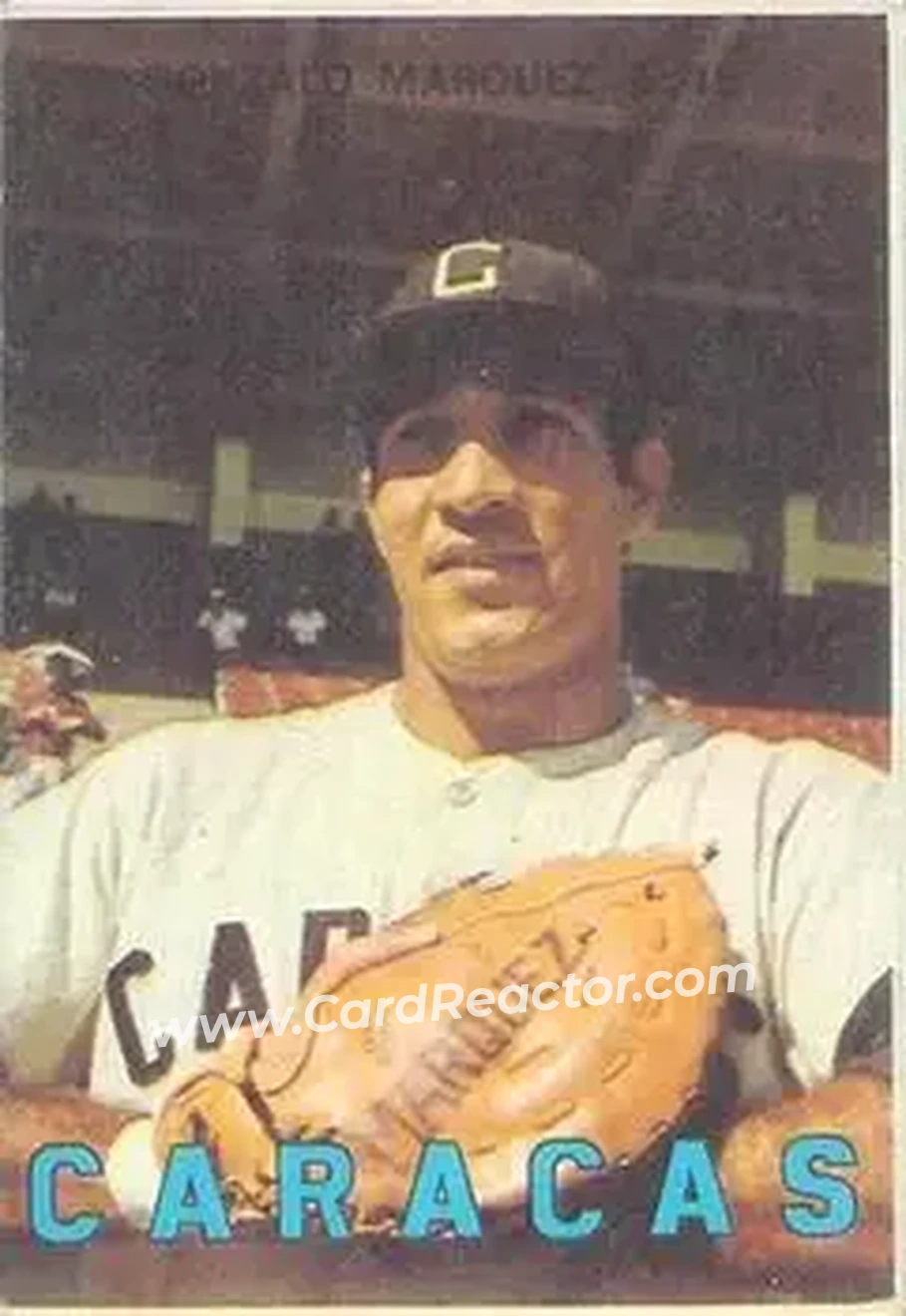 1967 Topps Venezuelan #4 - Gonzalo Marquez - Leones del Caracas - Front