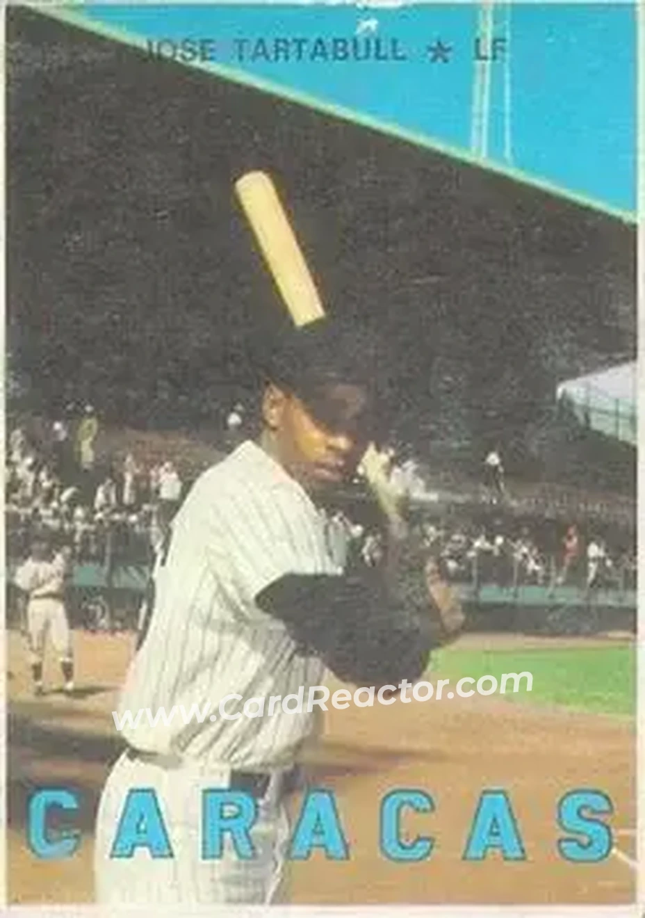1967 Topps Venezuelan #10 - Jose Tartabull - Leones del Caracas - Front